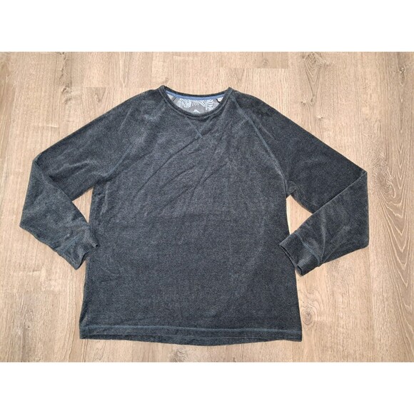 Men’s Tommy Bahama Relax Blue Crewneck Sweater Soft Comfy Cotton Blend XL/TG - Picture 1 of 10